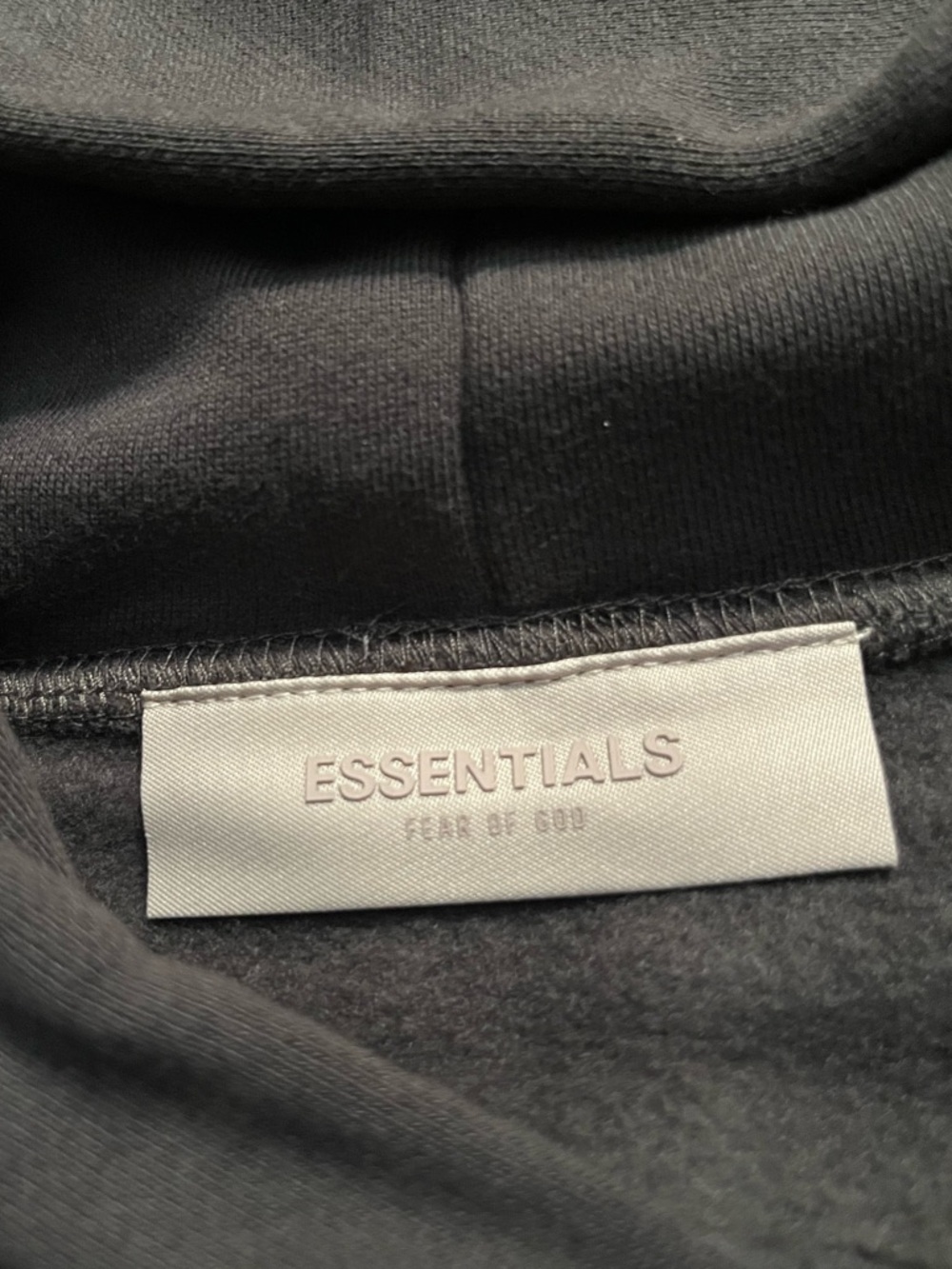 NEW Essentials Fear Of God 1977 Iron Hoodie - Size M - Picture 6 of 9